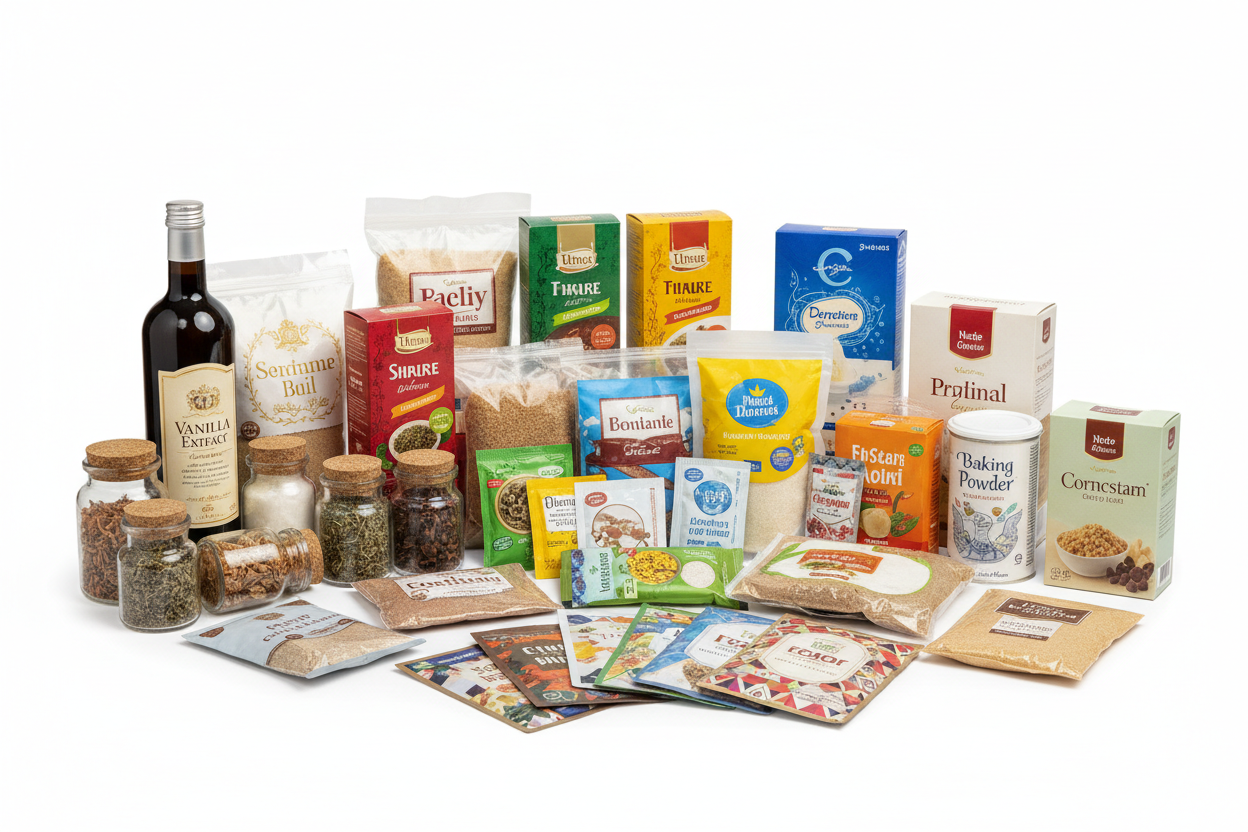 AIDE À LA CUISINE, SUCRES & EPICES