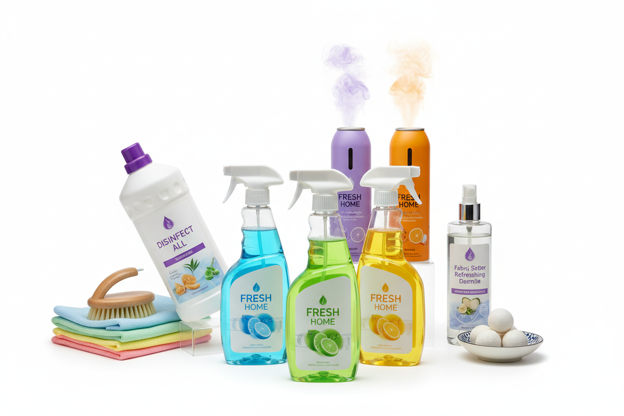 PRODUITS NETTOYANTS & DESODORISANTS