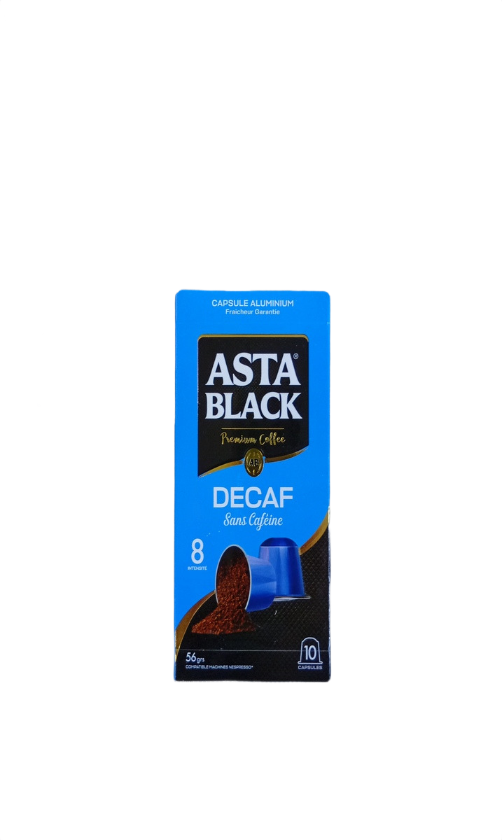 Asta Black Decaf Intensité 8/13 56G