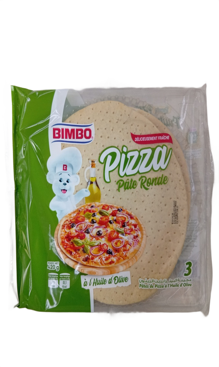 Bimbo Pizza Pâte à L'huile D'olive 3P 420G